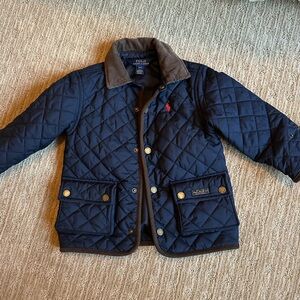 Ralph Lauren Kids Navy Quilted Puffer Jacket